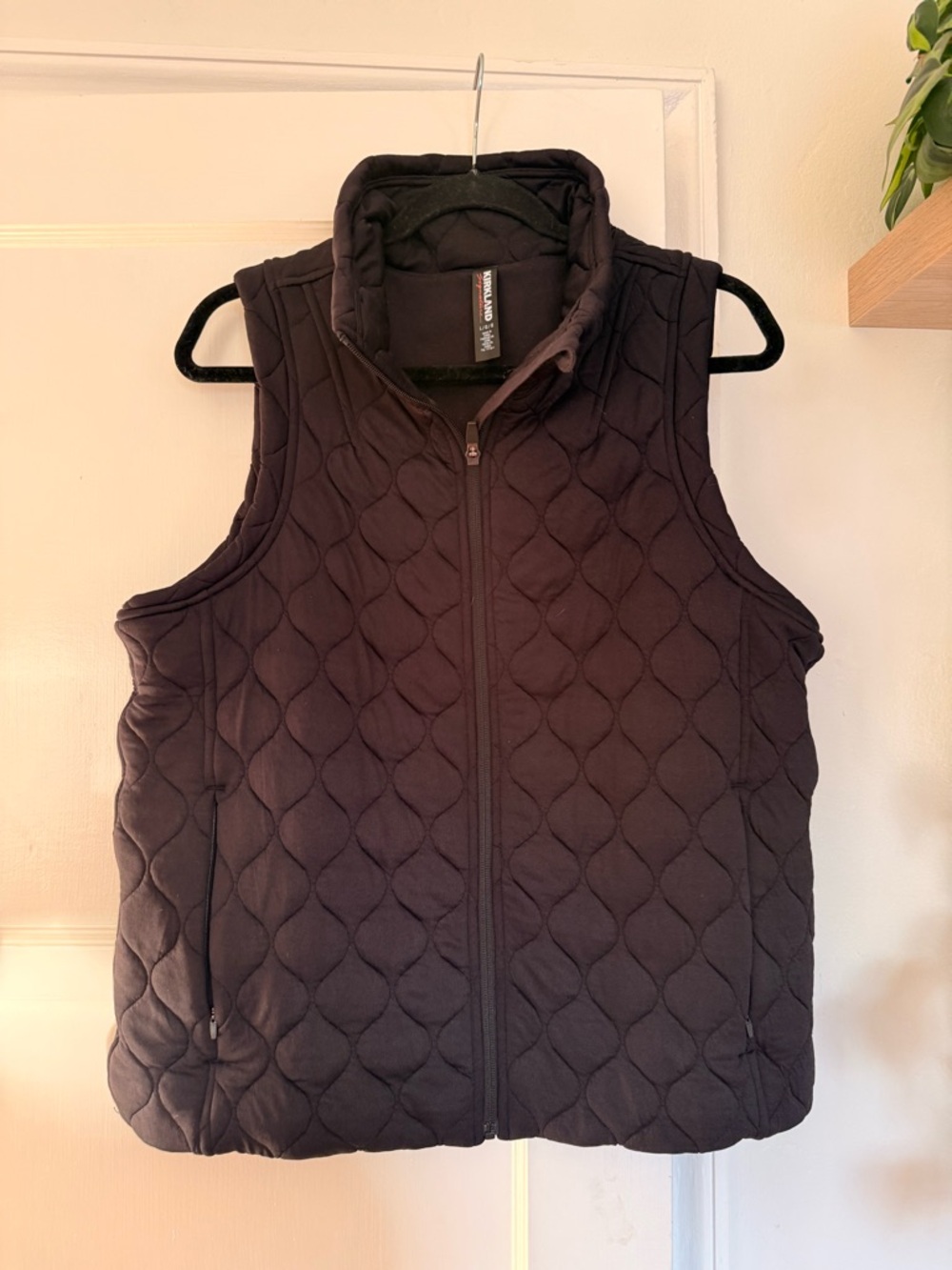 Kirkland Signature Quilted Black Vest